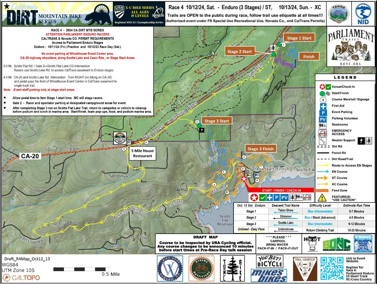 CA Dirt MTB Series Race 4 Draft Map