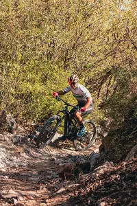 MTB Switchbacks on ascending climbs