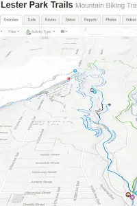 Lester Park Trail Map 