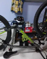 flipped upside down MTB