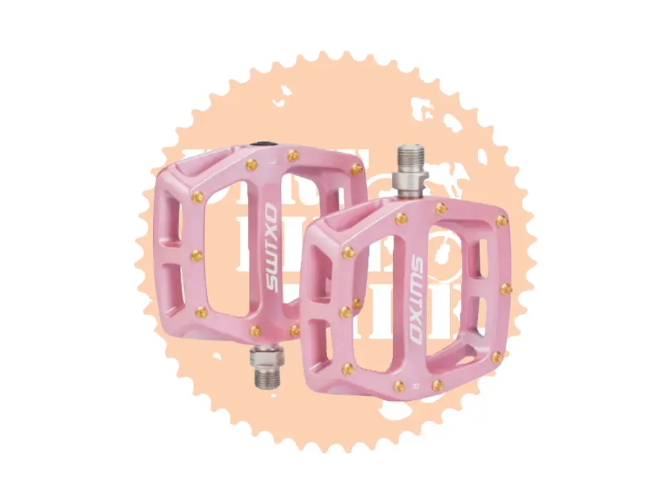 Pink Flat DH Pedals